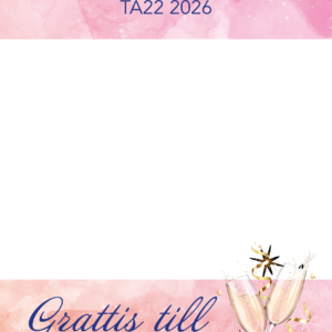 Studentskylt - Rosa Dröm