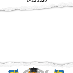 Studentskylt - Vit Betong
